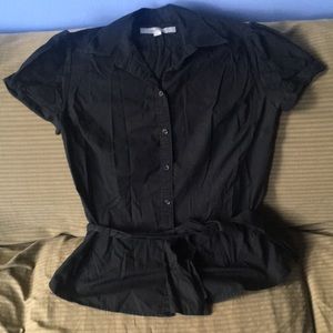 Business casual button up short sleeve